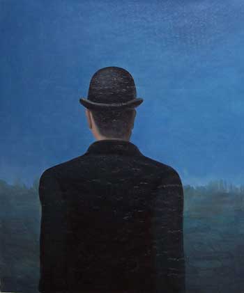 uomo di spalle
