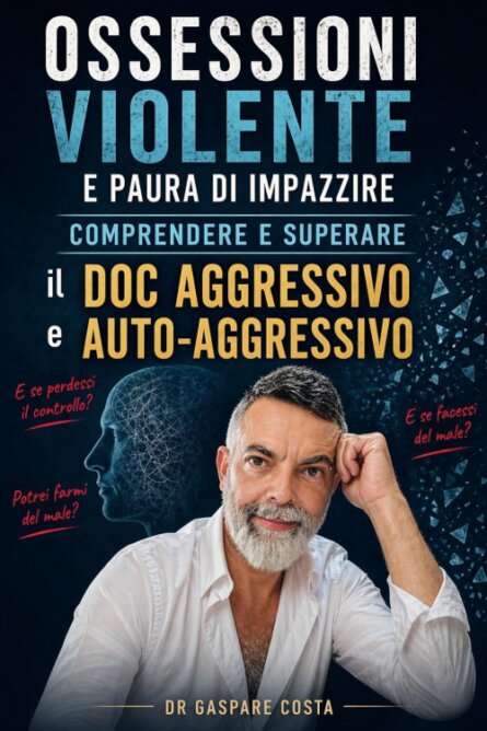 Copertina del libro Ossessioni violente e paura di impazzire di Gaspare Costa sul DOC aggressivo